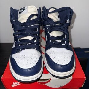 Nike Kids' Blue and White Sneakers